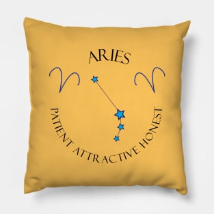 Aries Patient Attractive Honest Pillow