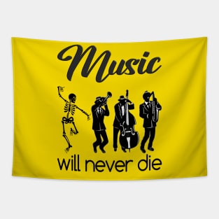 Music will never die Tapestry