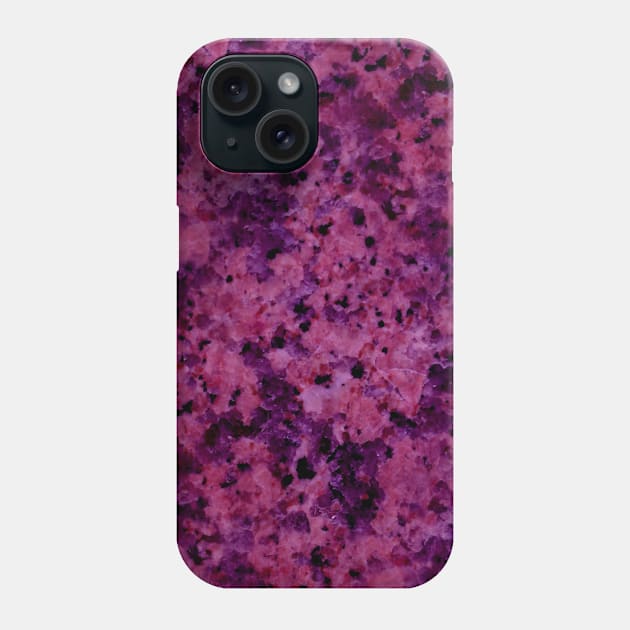 Magenta Marble Texture Phone Case by MarbleTextures