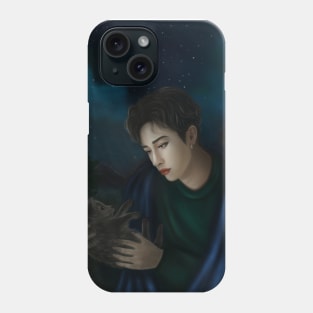 Bang Chan with little wolf , Stray kids Phone Case