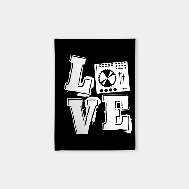 Record Love DJ Gift | Music Turntable Turntables - Dj - Zeszyty | TeePublic PL