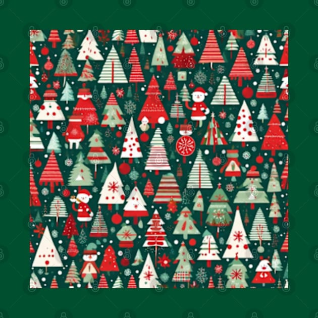 christmas trees pattern gift by WeLoveAnimals