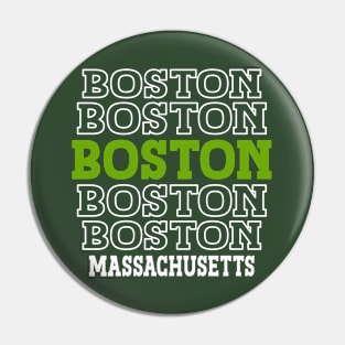 Boston, Massachusetts Pin