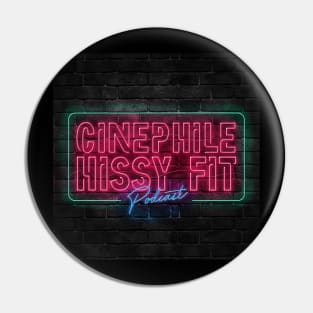 Cinephile Hissy Fit Logo Pin