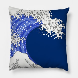 Great Blue Wave Pillow