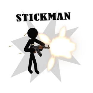 Stickman Gun Shooter T-Shirt