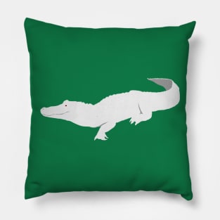 Albino Alligator Pillow