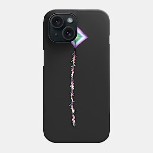 Kite on a black background Phone Case