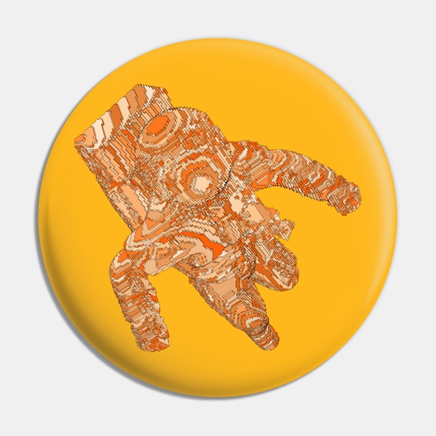 Astronaut voxel Pin by gblackid