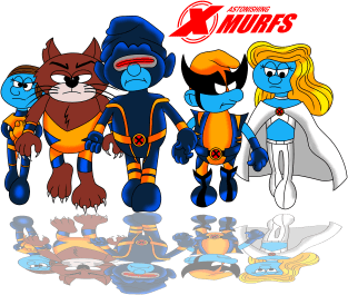 Astonishing X-Murfs Magnet