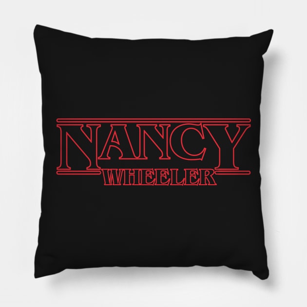 Nancy Wheeler Pillow by gastaocared