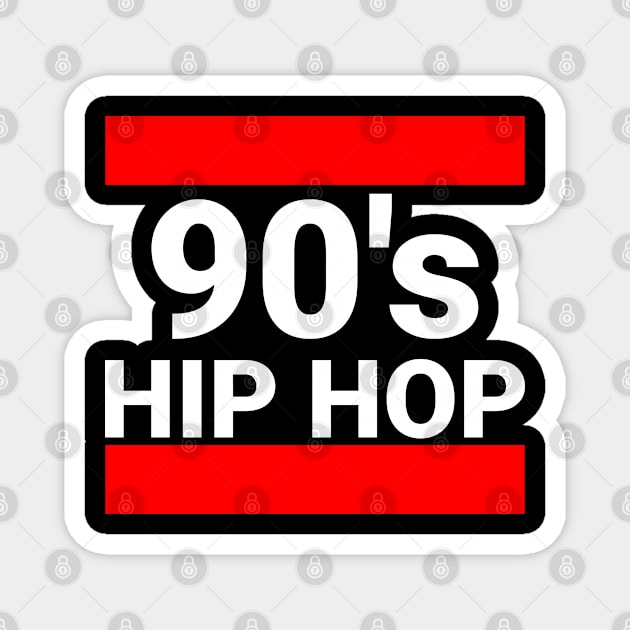 90s Hip Hop Magnet by UrbanLifeApparel