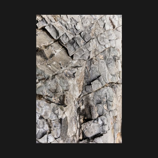 Tiny Squares Chissled Into Rock Formation by textural