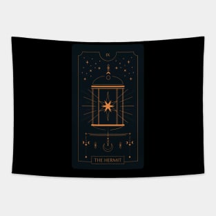 The Hermit Tarot Card Tapestry