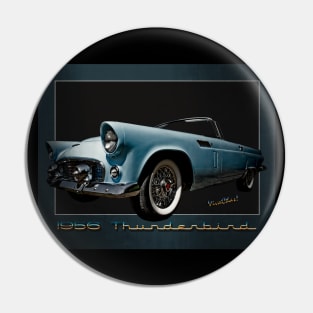 1956 Thunderbird Tribute Poster T-Bird Pin