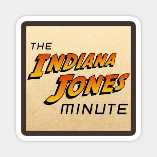 Indiana Jones Minute Logo Square Magnet