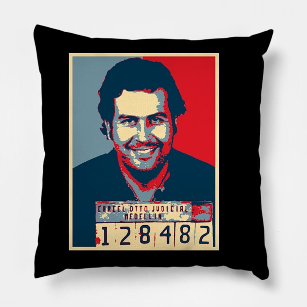 Pablo Escobar Pillow by valentinahramov