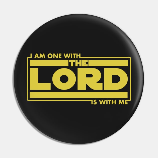 I Am One With The Lord The Lord Is With Me Christian Pin by sacredoriginals