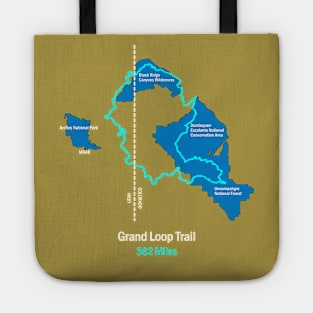 Route Map of the Grand Loop Trail Tote