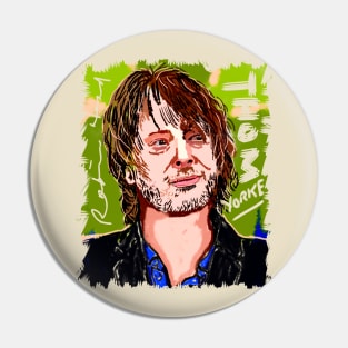 Thom yorke rock star radiohead band Pin