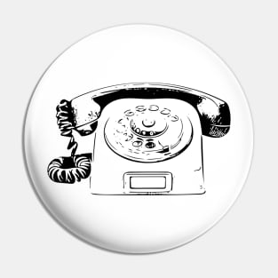 Retro Rotary Phone - Dumb Phone Pin