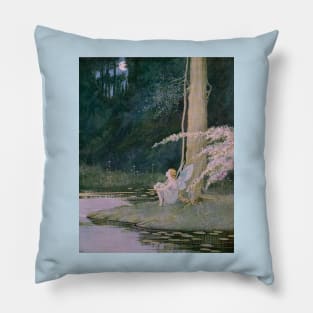 The Nightingale - Ida Rentoul Outhwaite Pillow