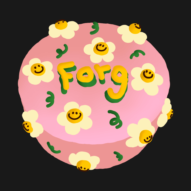 Cake Sticker - Cute Frog -Forg Cake by NOSSIKKO