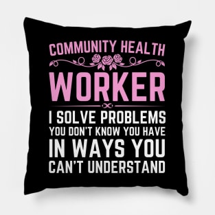 Community Health Worker Public Healthcare Assistant Pillow