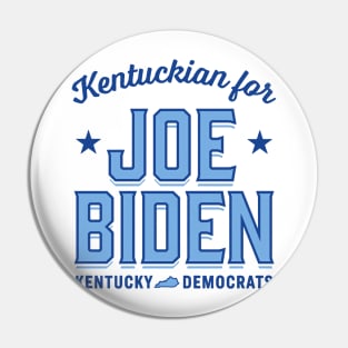 Kentuckian For Joe Biden Kentucky Democrat Pin