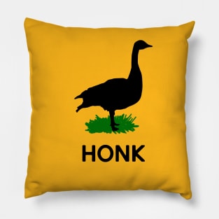 What Does the Goose Say? Honk Pillow