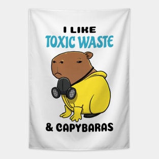 I Like Toxic Waste and Capybaras Tapestry