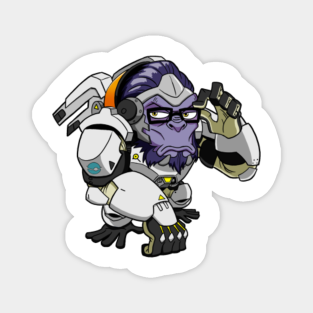 Winston Overwatch Magnets Teepublic