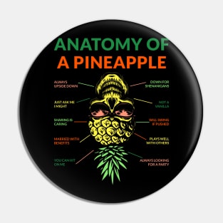 Anatomy of a pineapple Pin