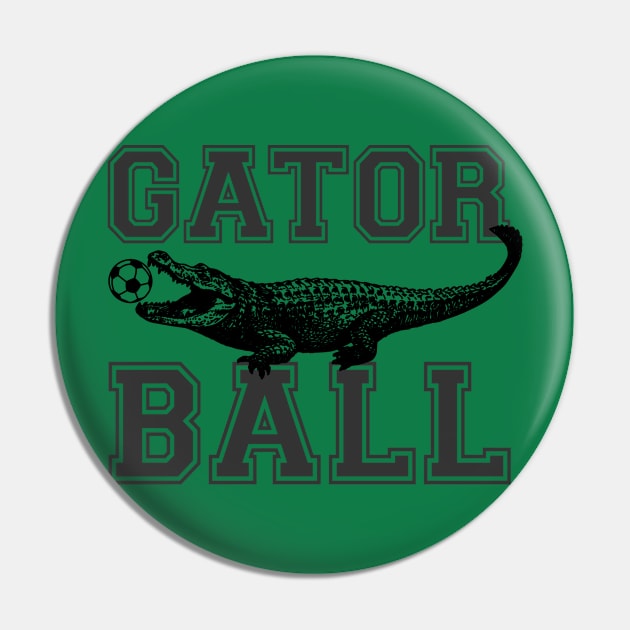 Gatorball Sport Pin by HighBrowDesigns