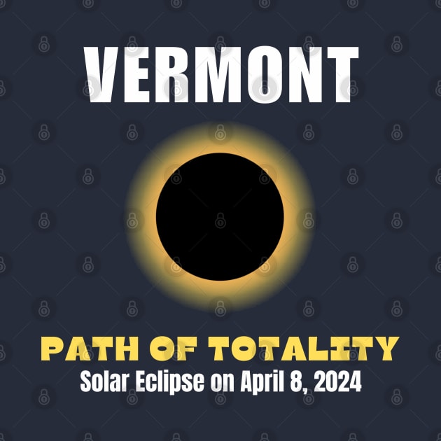 Vermont Path Of Totality Solar Eclipse On April 8 2024 by Mojakolane