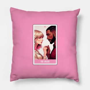 the lovers - swiftie tarot card Pillow