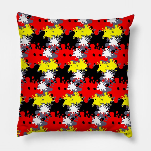 mouse splash Pillow by NEBULA-mono pro