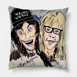 Wayne's World Mike Myers Dana Carvey Pillow