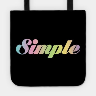 Simple design Tote