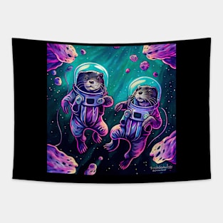 Space Otters Tapestry