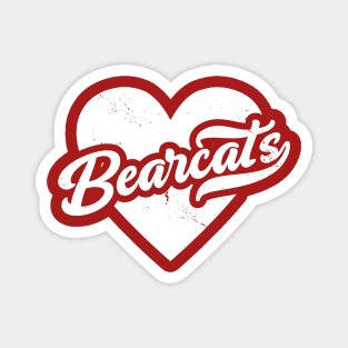 Vintage Bearcats School Spirit // High School Football Mascot // Go Bearcats Magnet