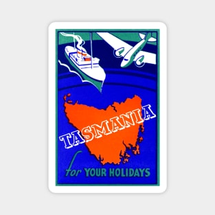 1930 Tasmania Travel Magnet