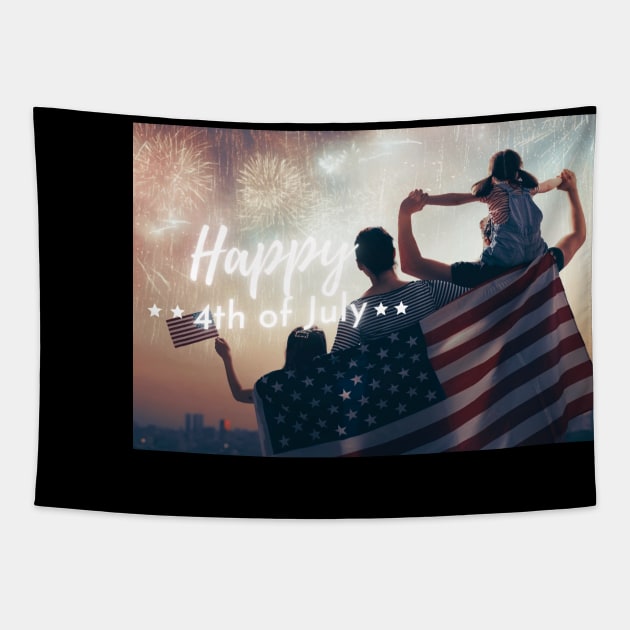 4th of July Tapestry by WallStreet Arts