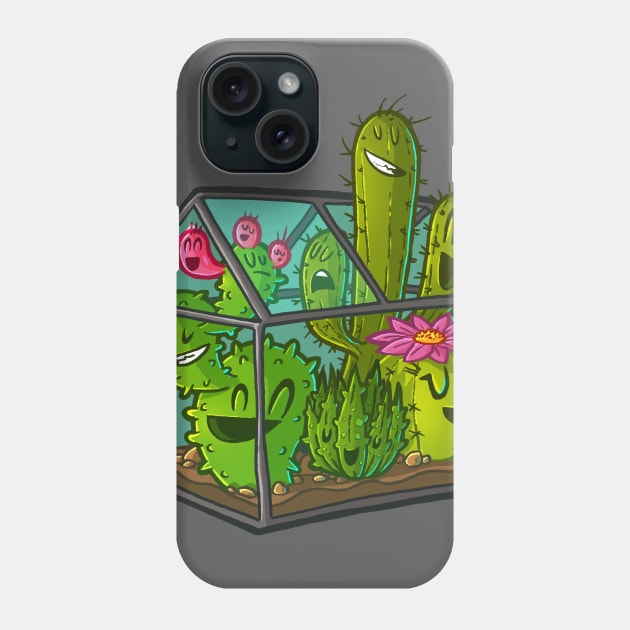 Cacti greenhouse Phone Case by RemcoBakker