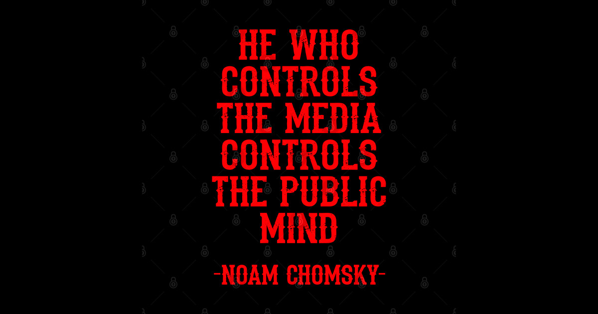 He who controls the media controls the public mind, quote. We need more