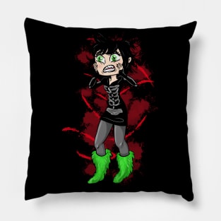 Goth Vampire Girl Pillow