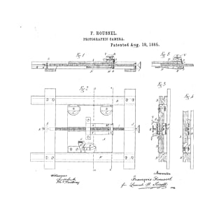 Photographic Camera Vintage Patent Hand Drawing T-Shirt