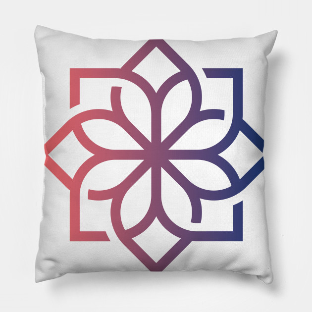Abstract Floral Design Abstract Floral Pillow Teepublic