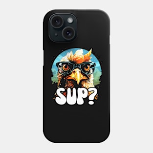 Psychedelic Chicken Sup Phone Case