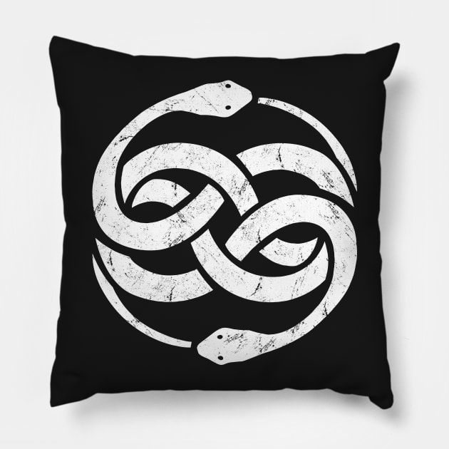 The NeverEnding Story Snake Symbol Pillow by Bukeater